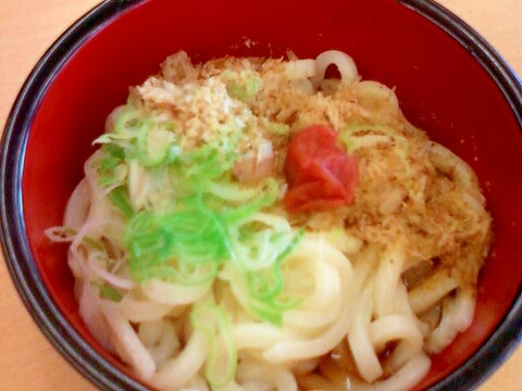 ☆。.:*★お手軽ランチ☆梅うどん☆。.:*★